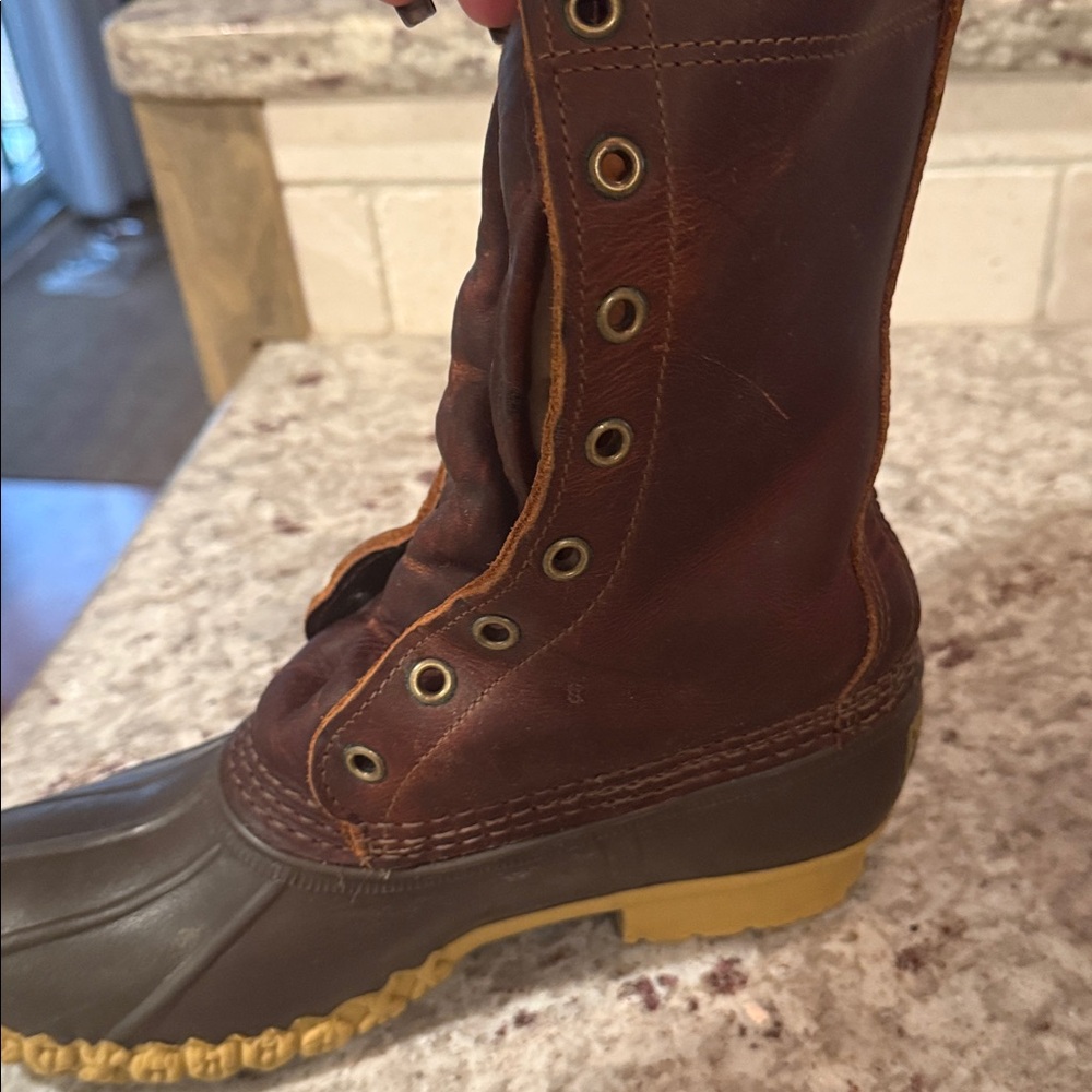 Ll Bean Fully Lined Shearling Duck Boot - image 6